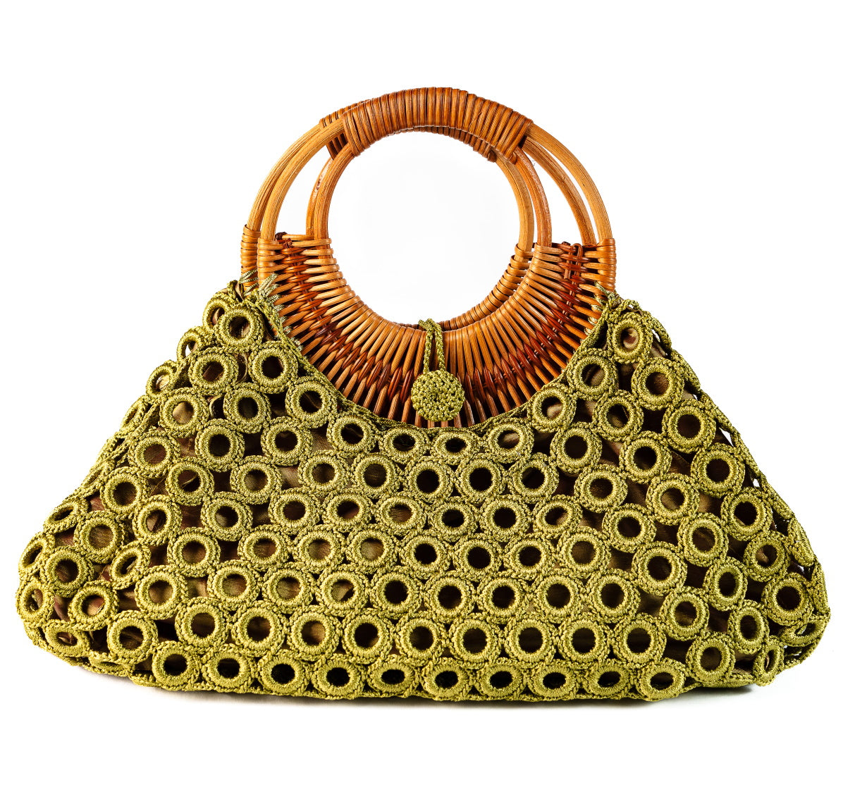 Borsa uncinetto bambù