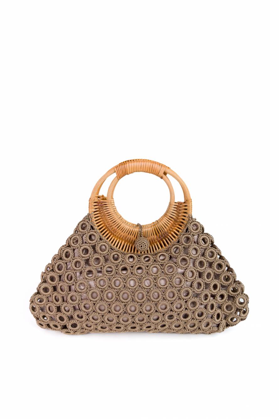Borsa uncinetto bambù