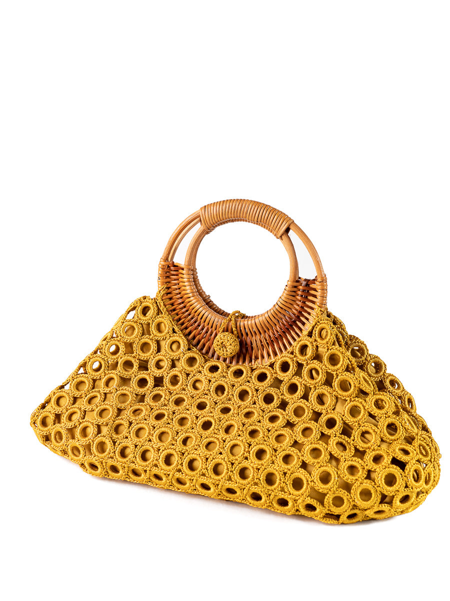 Borsa uncinetto bambù