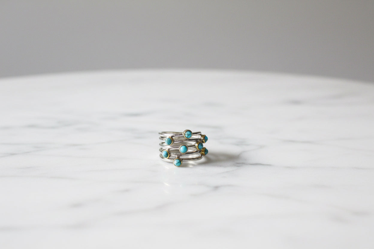 Anello turchese