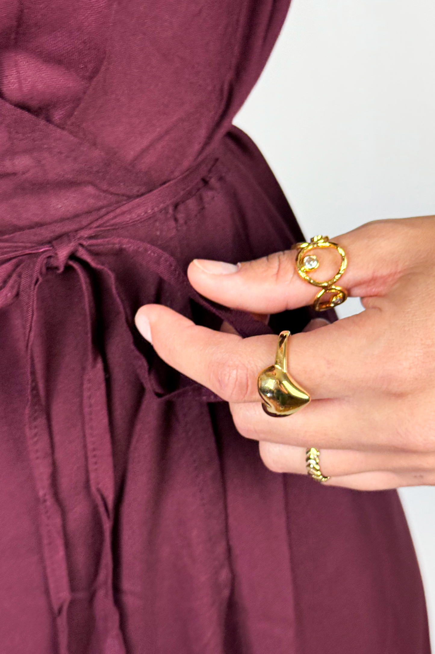 Abito Vestaglia Bordeaux