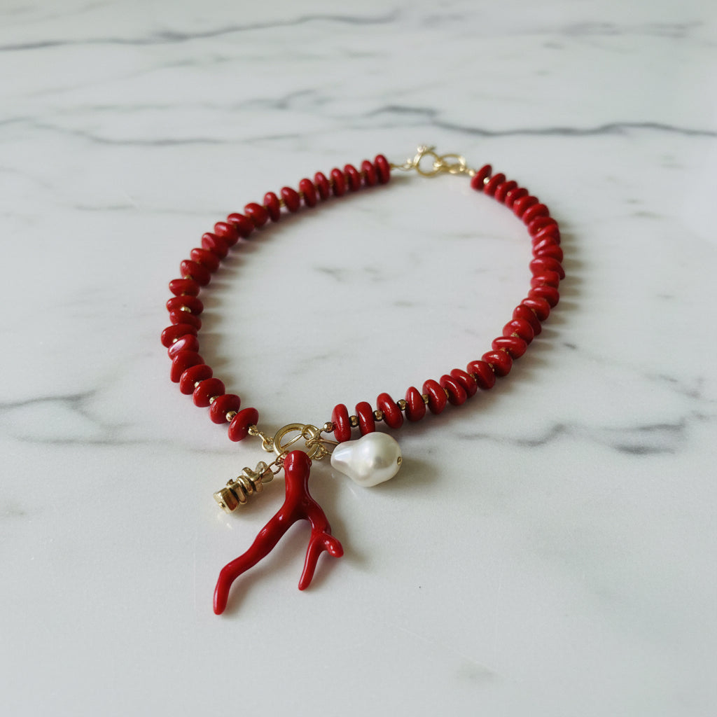 Collana corallo