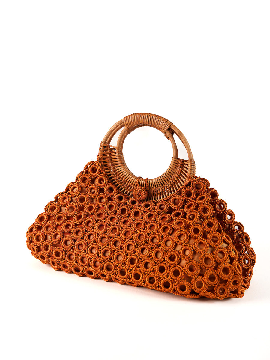 Borsa uncinetto bambù