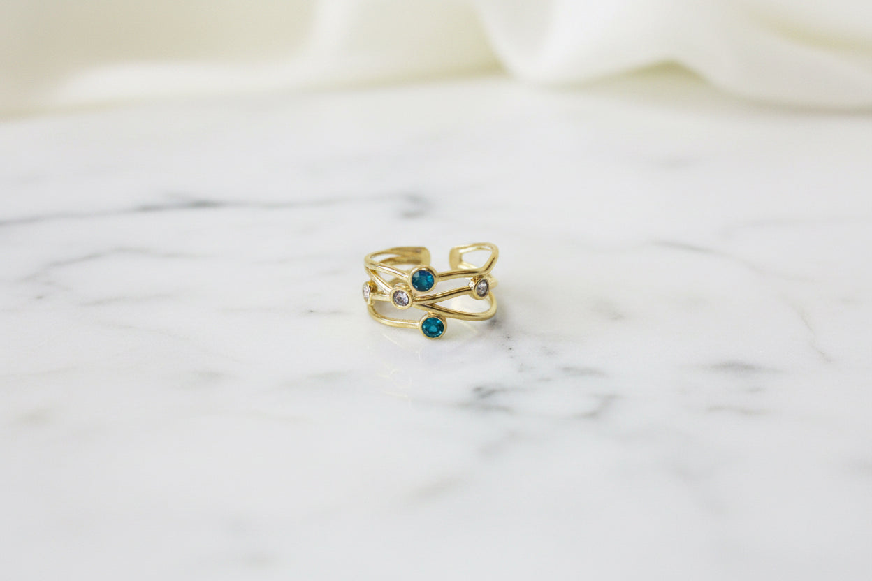 Anello con brillanti