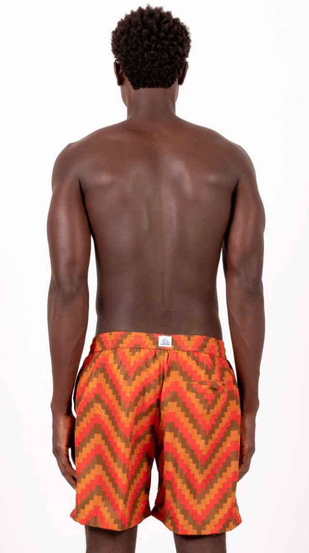 APOLLO patchwork costume da bagno boxer