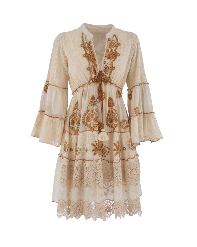 Abito boho-chic corto