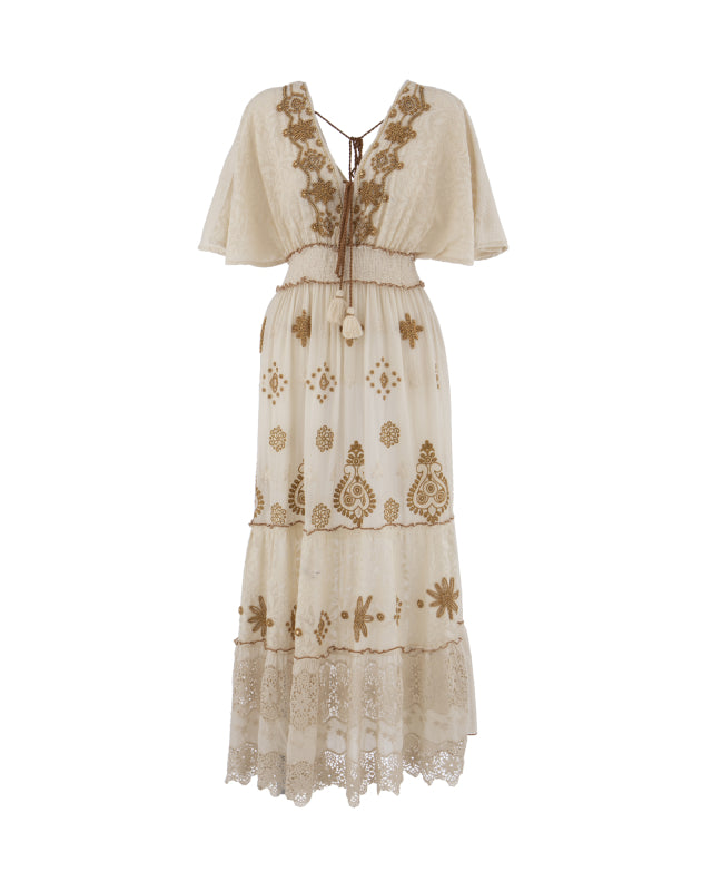 Abito boho-chic lungo