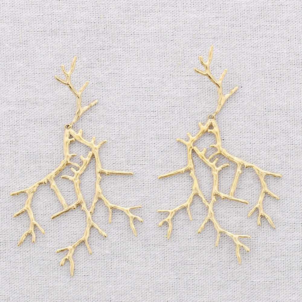 Orecchini oro corallo