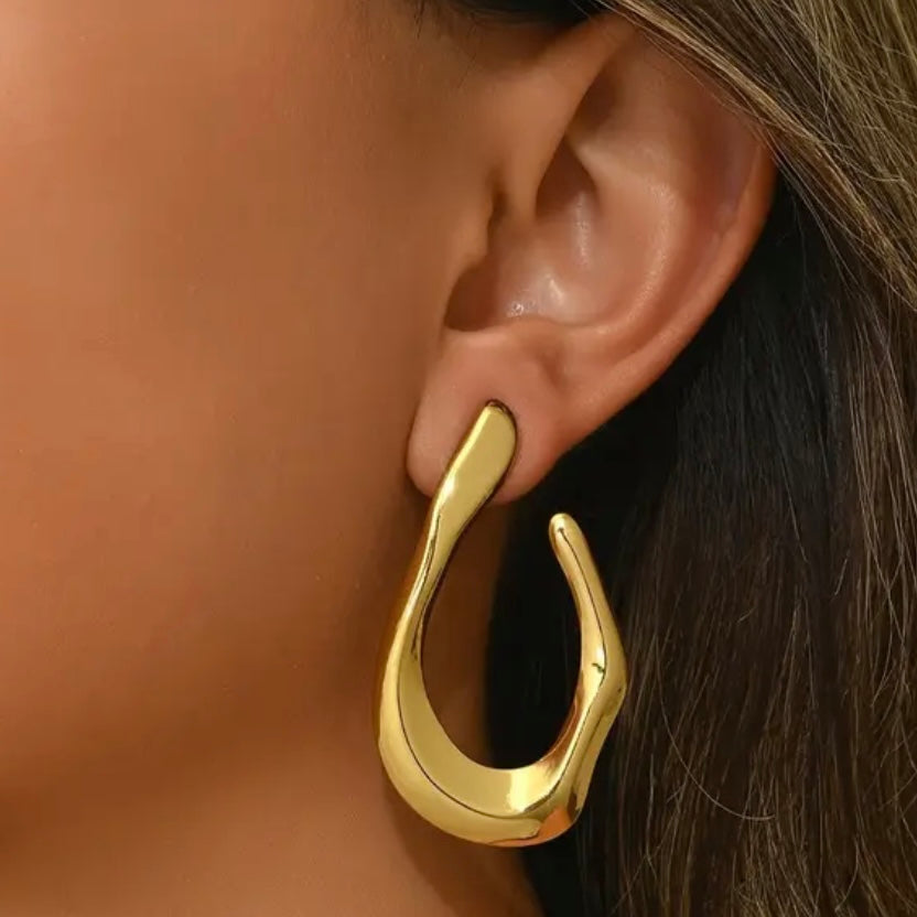 Orecchini fantasia geometrica