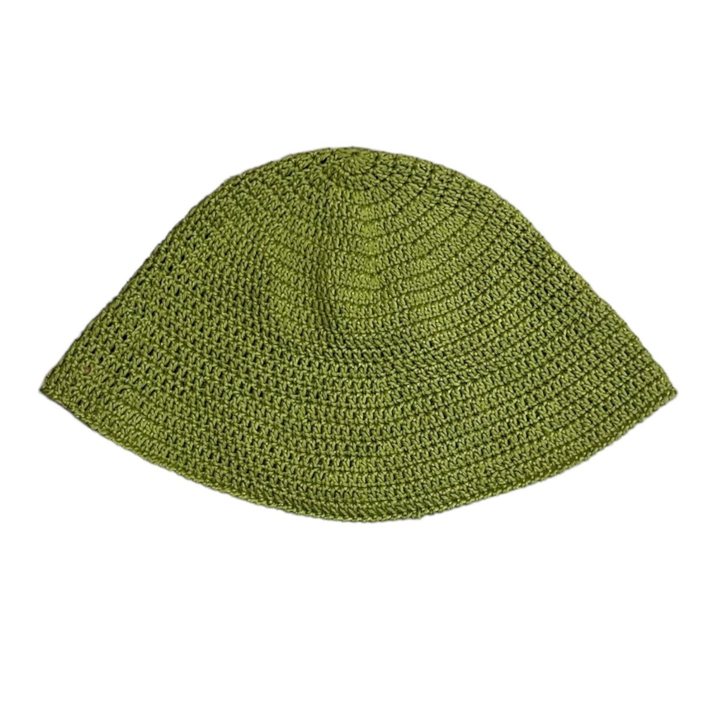 Bucket crochet verde