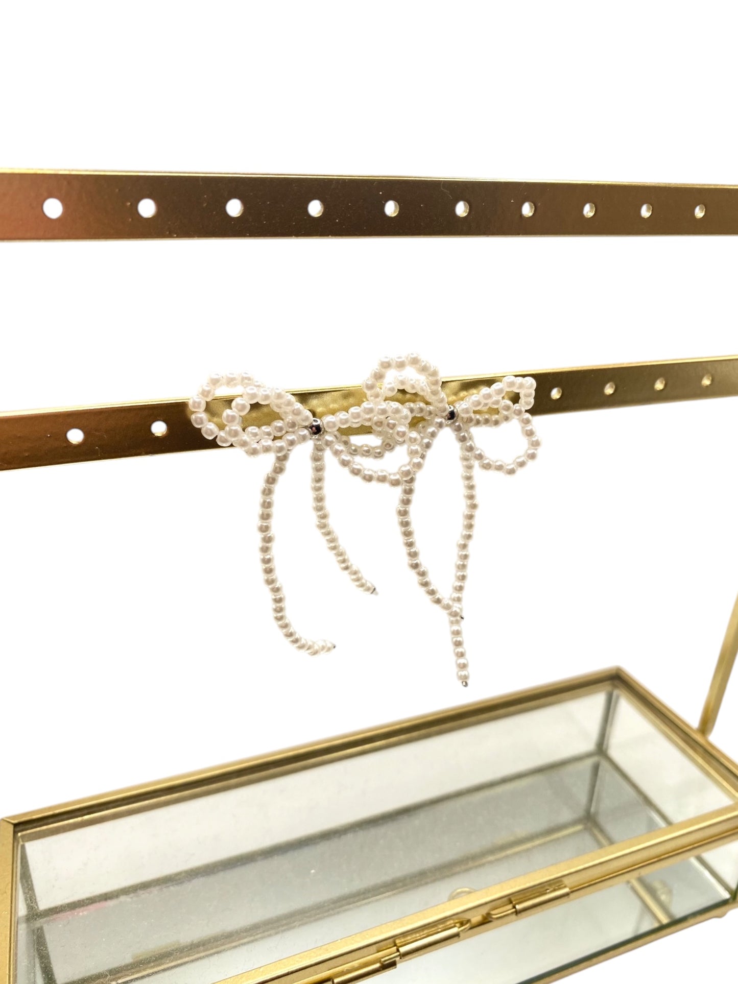 Orecchini Fiocco perline