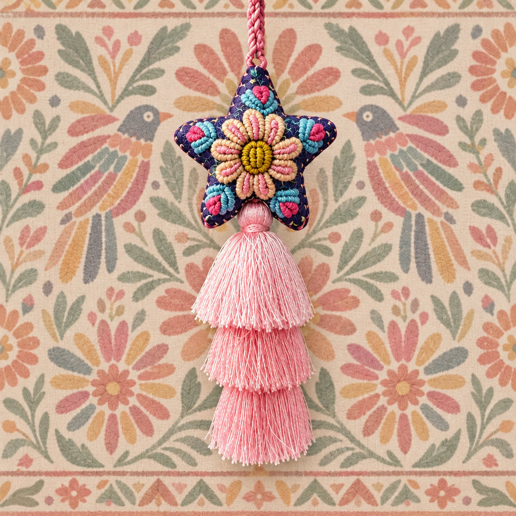 Portachiavi Stella e Pom Pom Mex