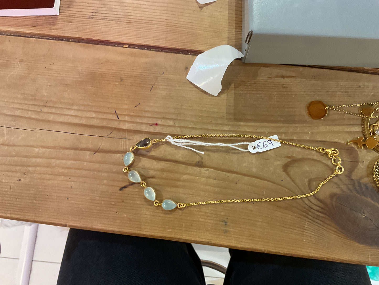 Collana pietre pl oro