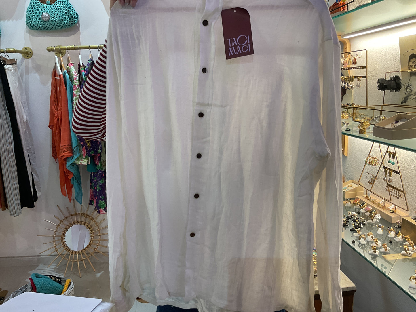 Camicia bianca manica lunga