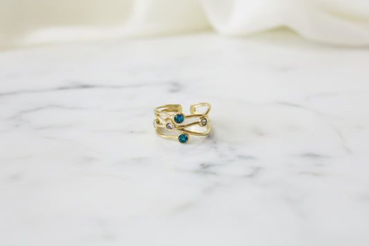 Anello con brillanti