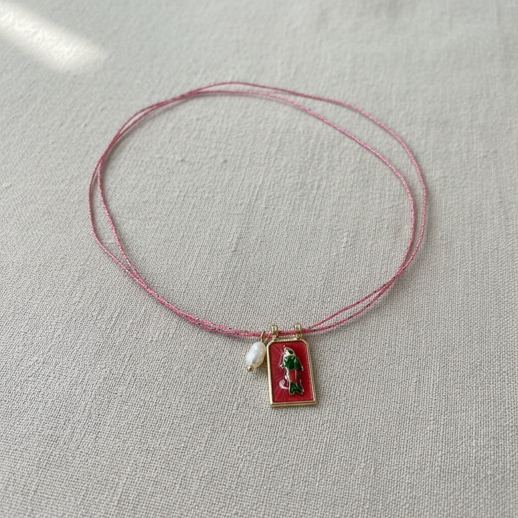 Collana corda medaglia