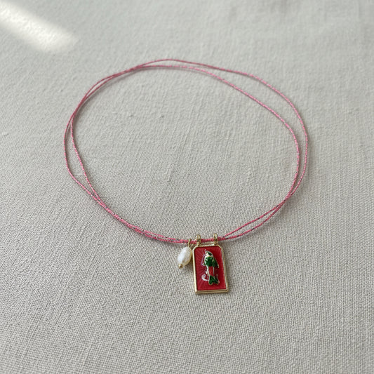 Collana corda medaglia
