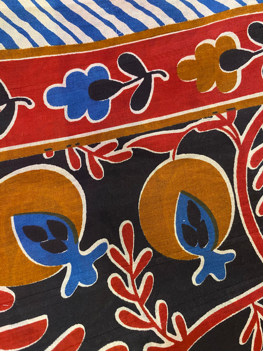 Pareo NERO block printed