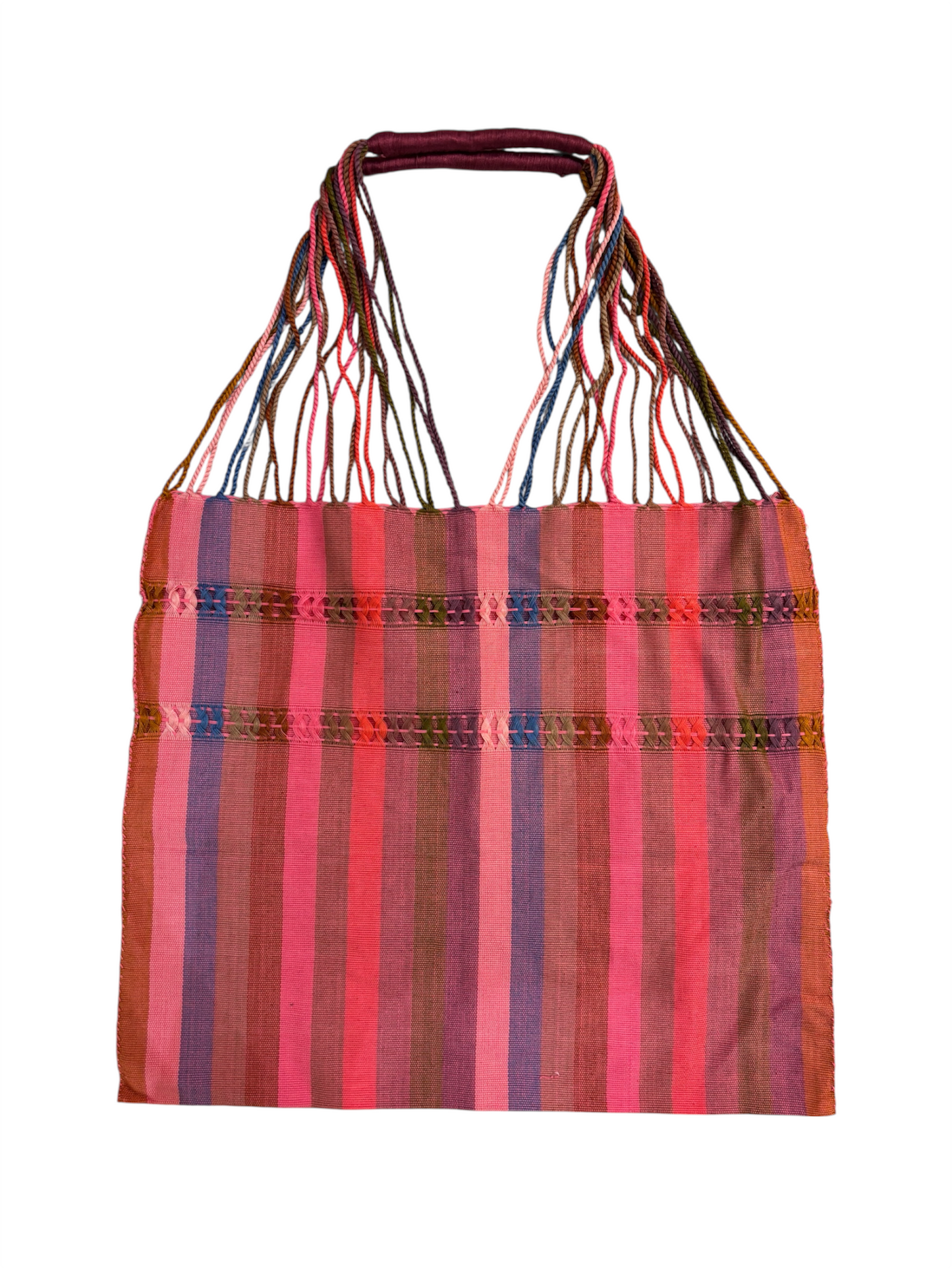 Tote Mex - Ricamo righe large