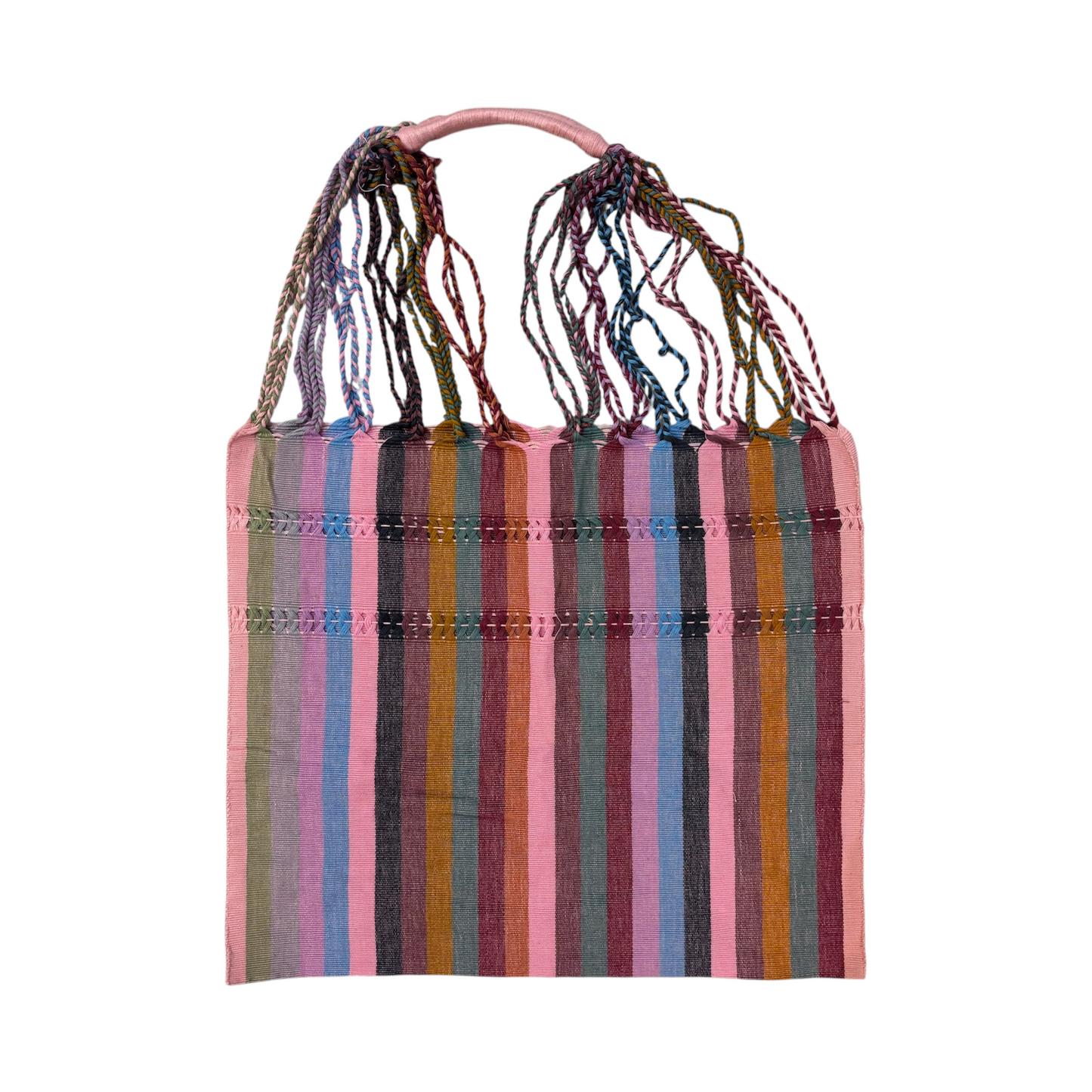 Tote Mex - Ricamo righe large