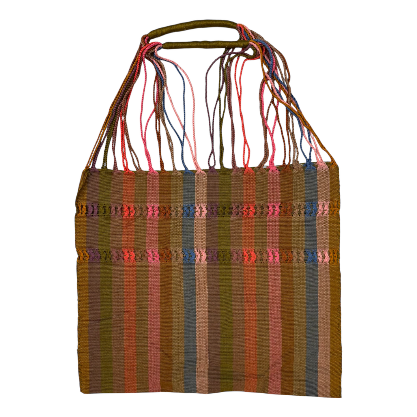 Tote Mex - Ricamo righe larghe