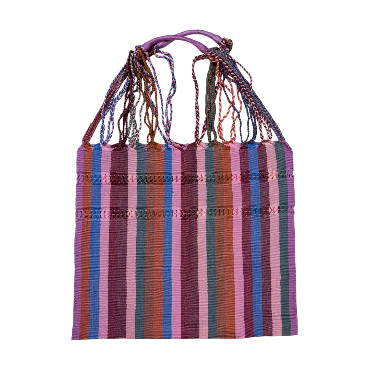 Tote Mex - Ricamo righe larghe
