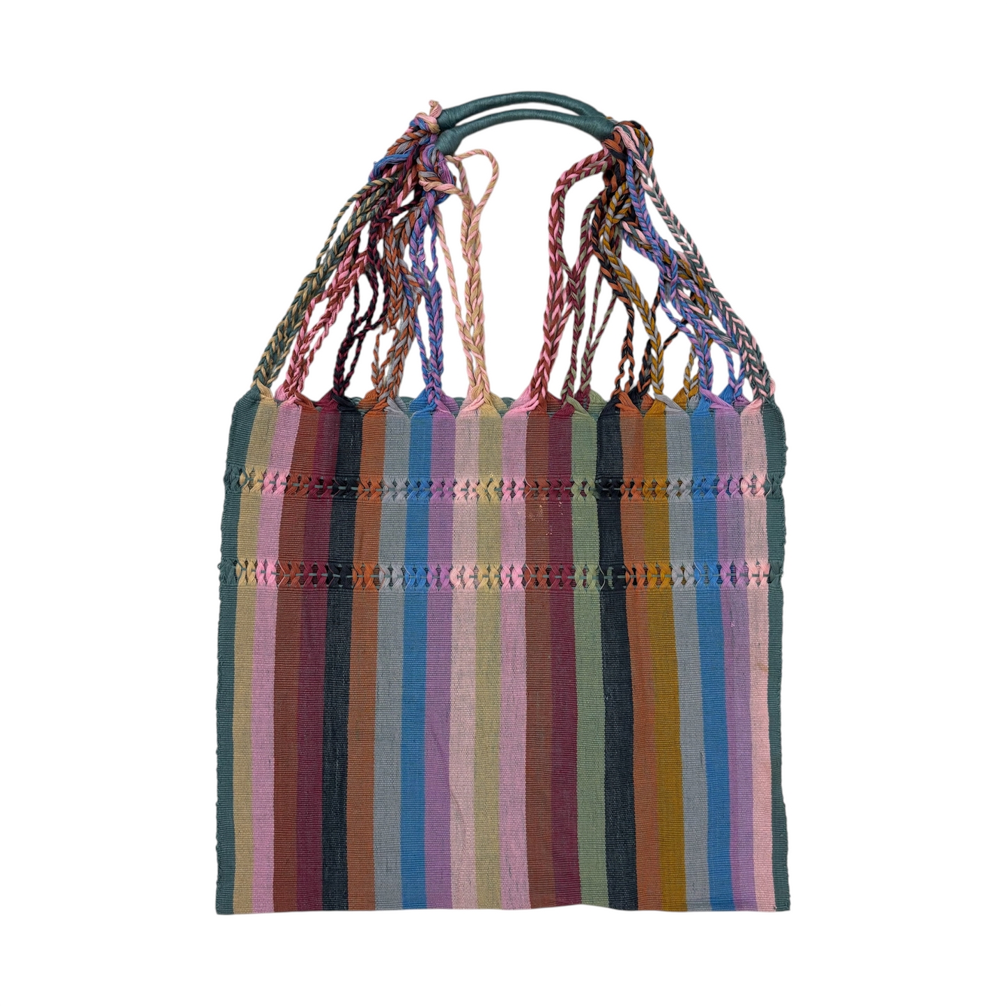 Tote Mex - Ricamo righe larghe