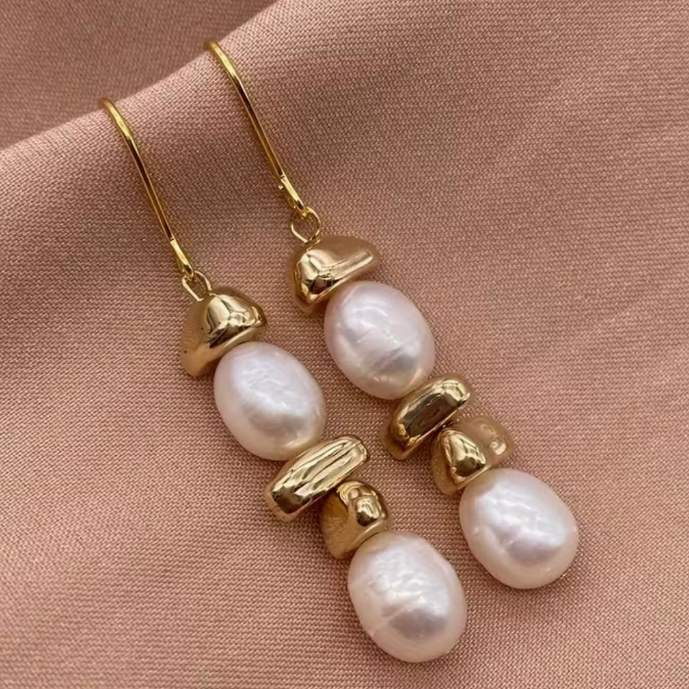 Orecchini perle pendenti