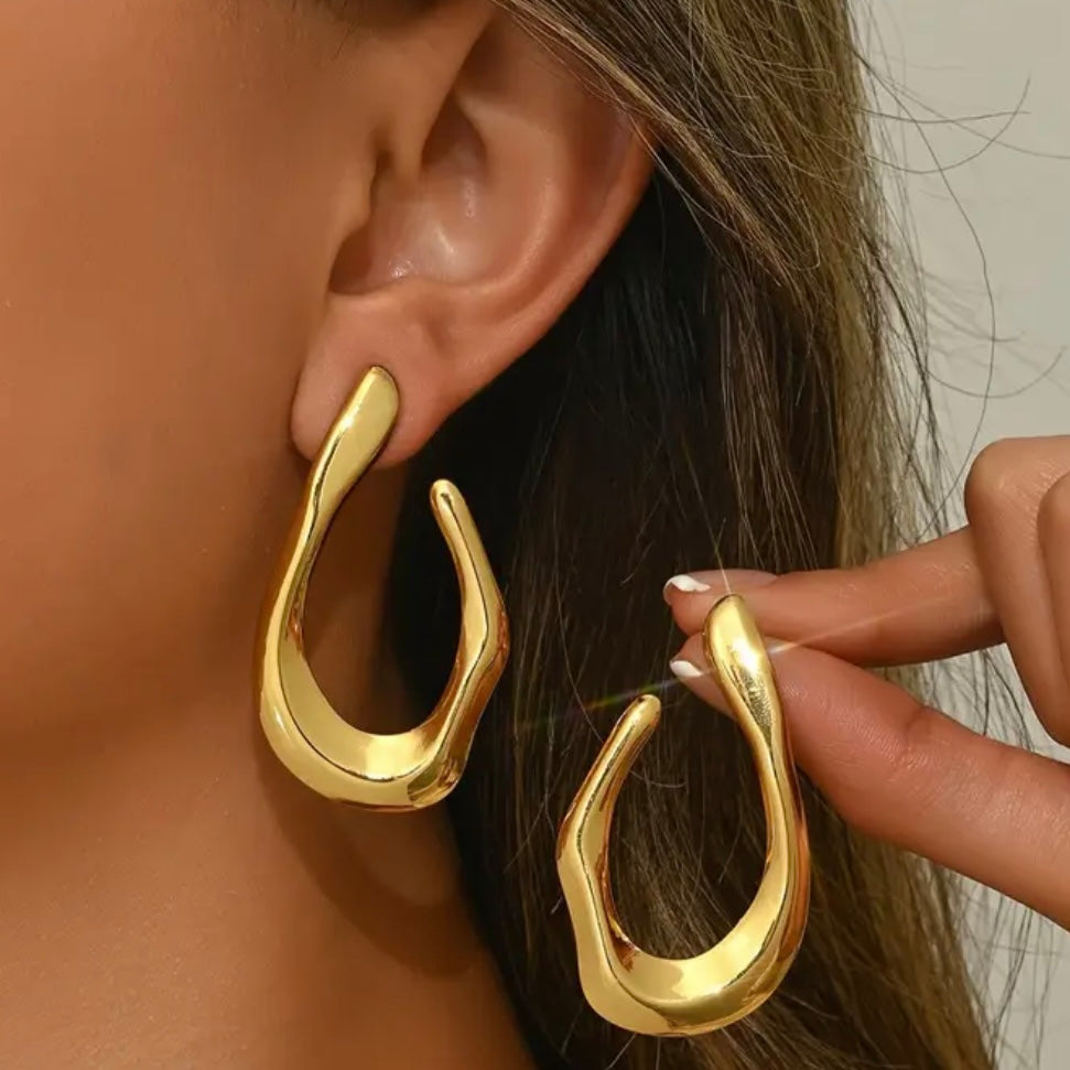 Orecchini fantasia geometrica