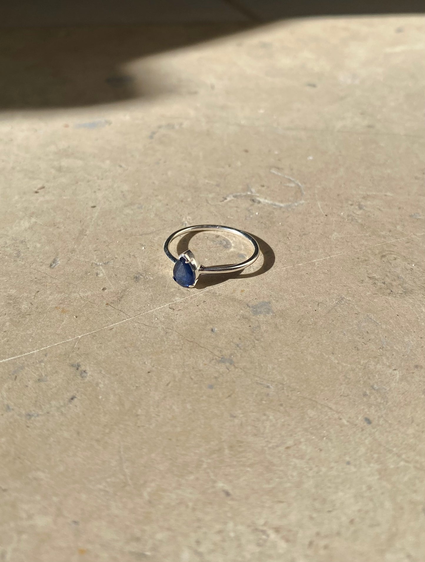 Anello Zaffiro Blu