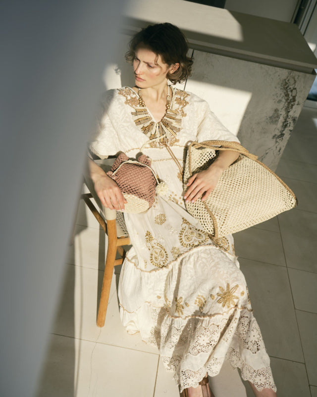 Abito boho-chic lungo