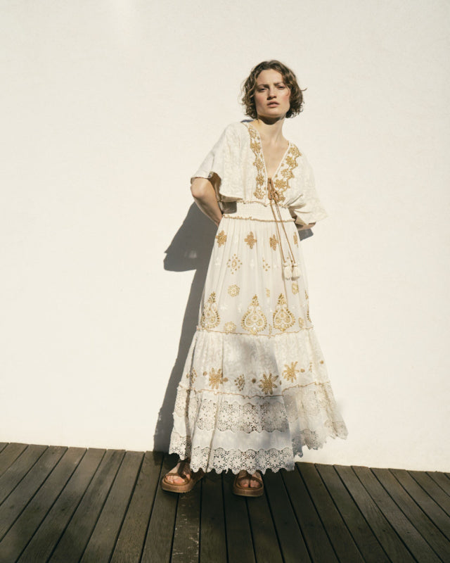 Abito boho-chic lungo