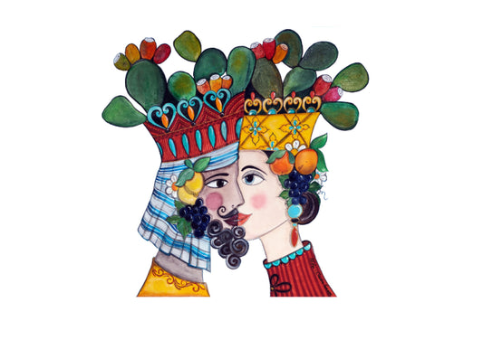 Tovaglietta Teste di Moro – Bacio