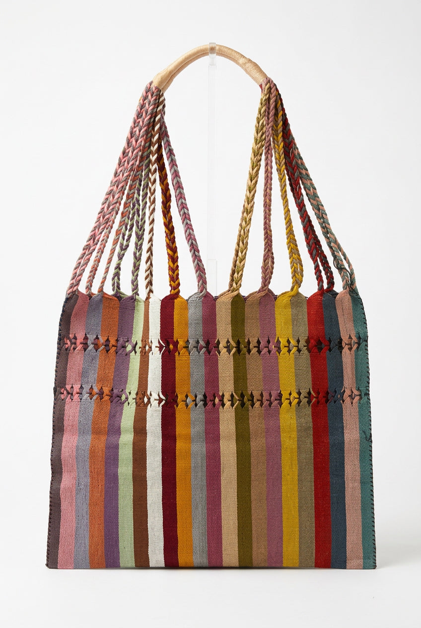 Tote Mex - Ricamo righe larghe